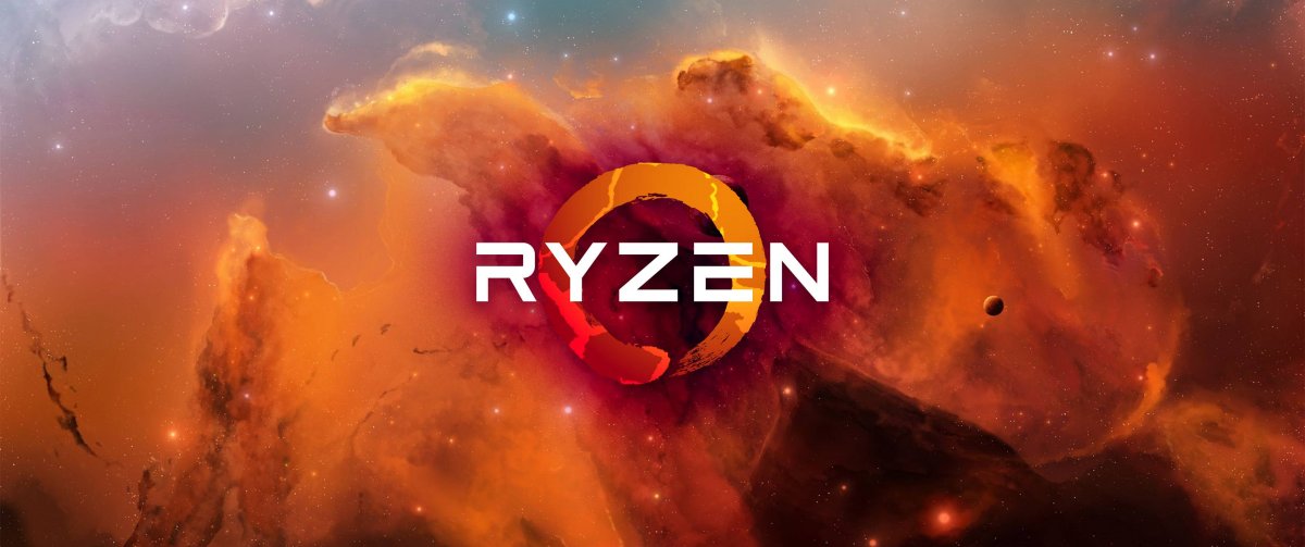 Фон AMD Ryzen