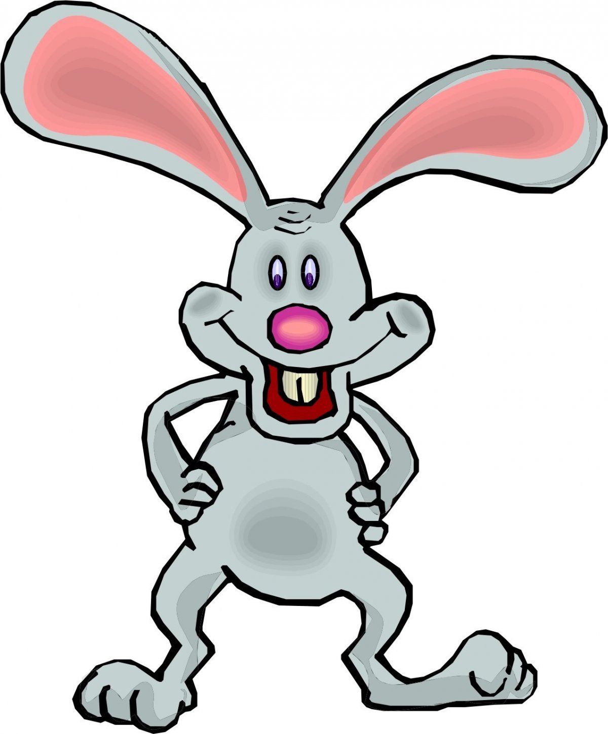 Заяц с языком