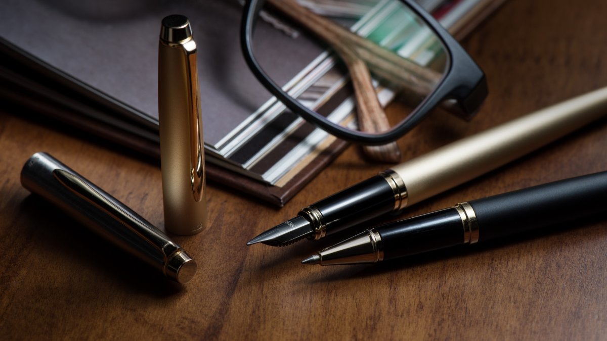 Шариковая ручка вблизи