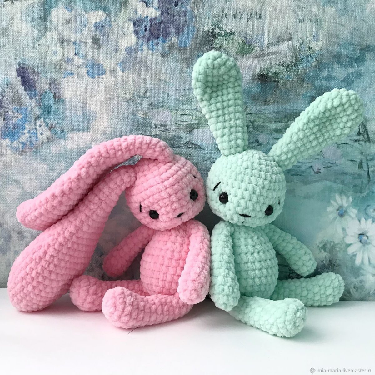 Длинноногий заяц крючком схема