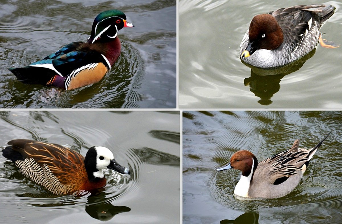 Утка чирок трескунок