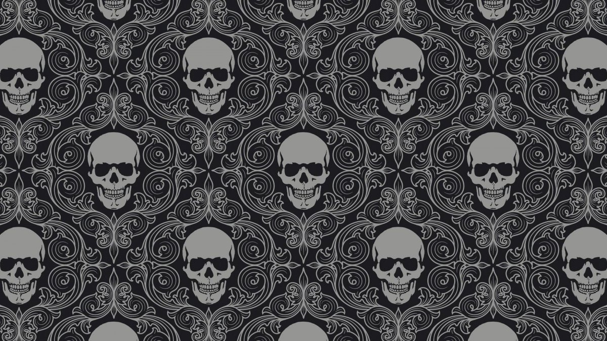 Череп орнамент