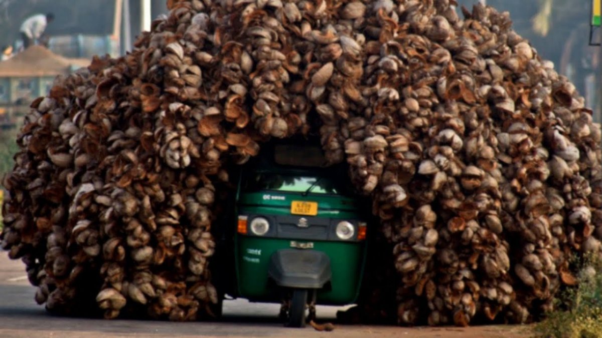 Перегруженная машина