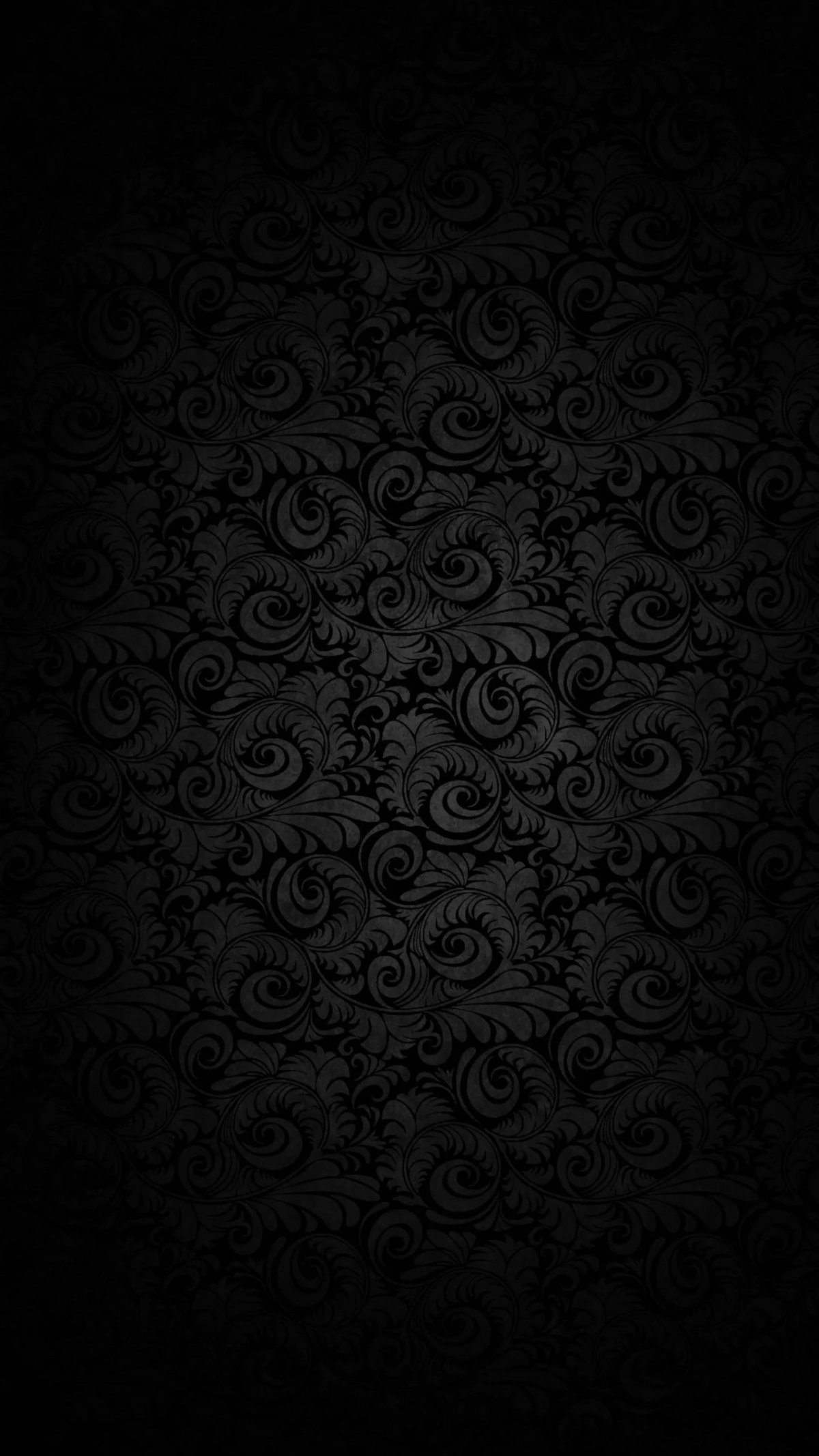 Черный фон с узорами