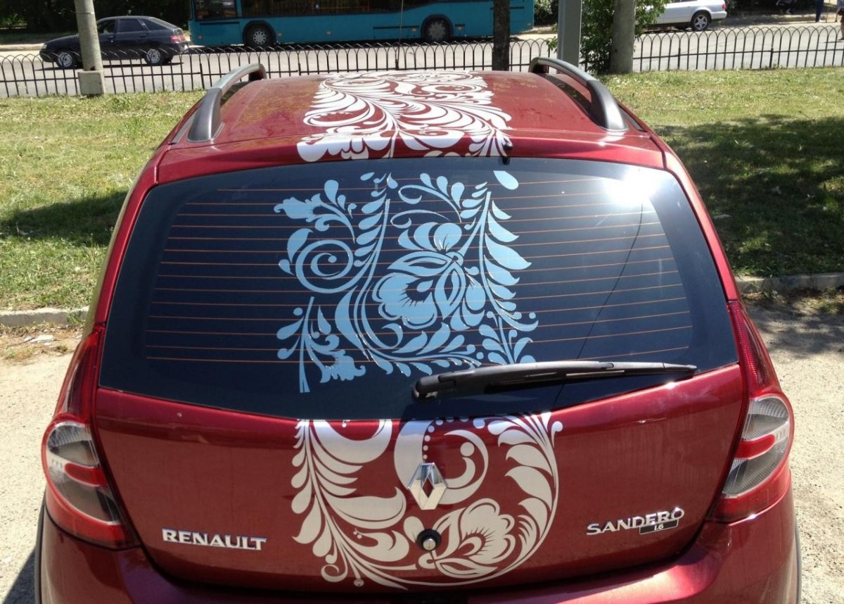 Наклейка "машины"