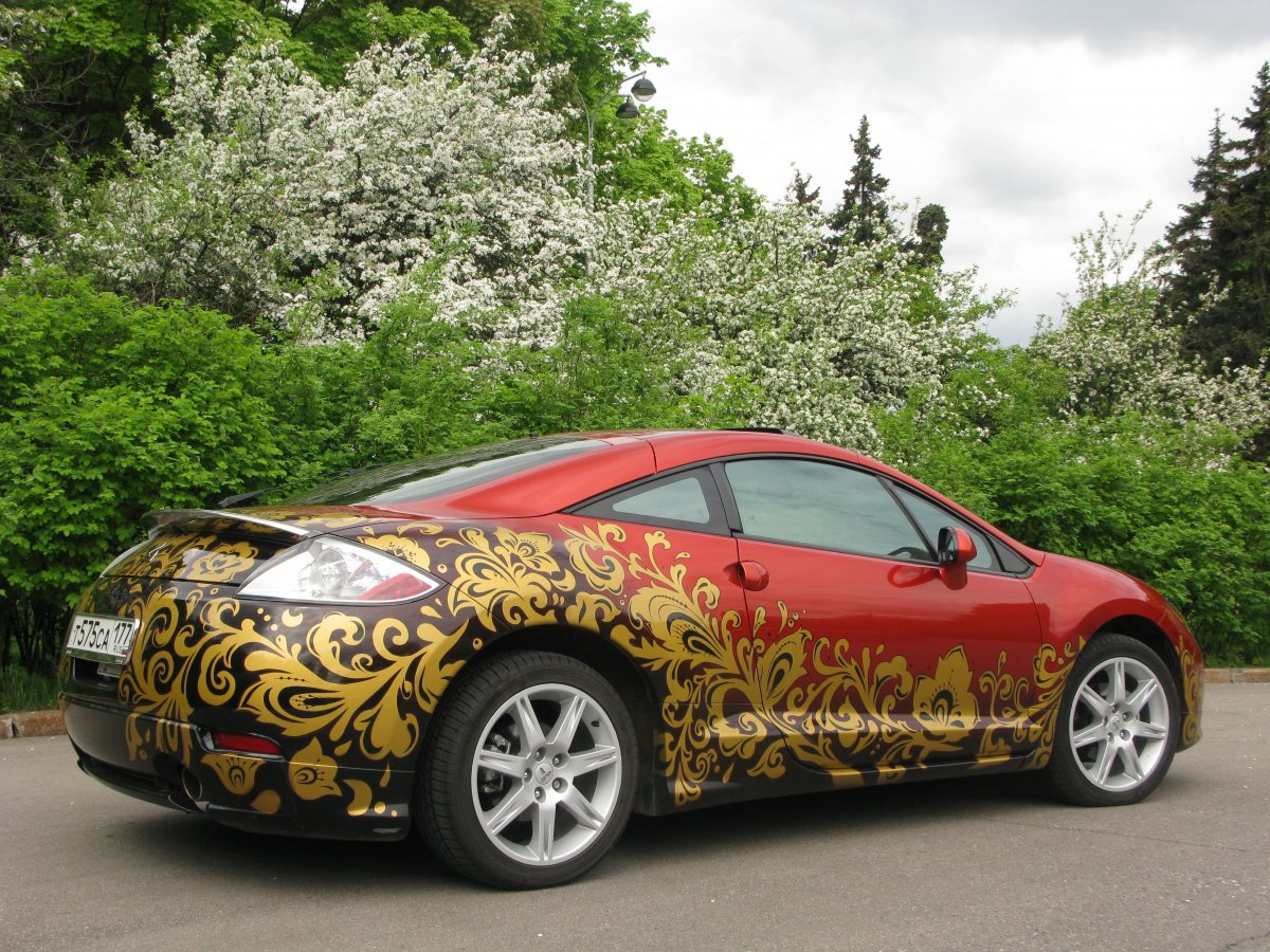 Винил на авто узоры