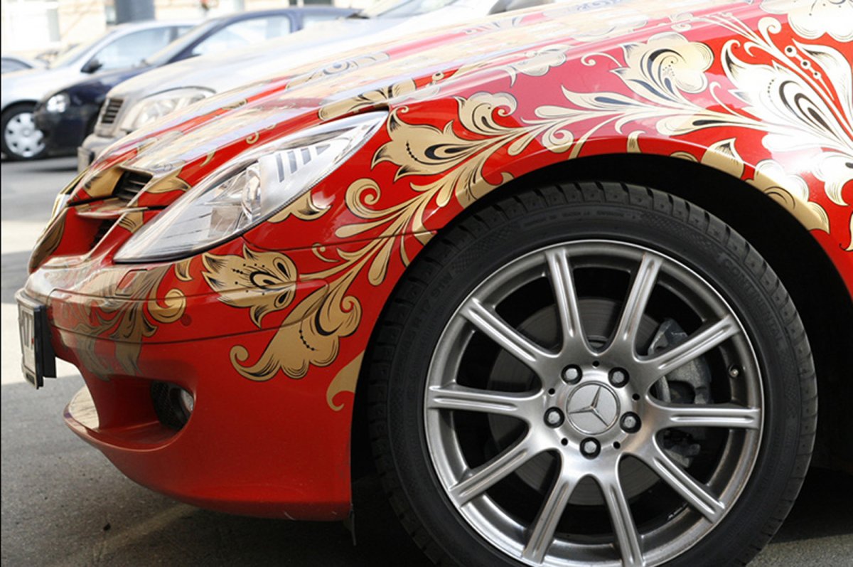 Роспись автомобилей аэрография