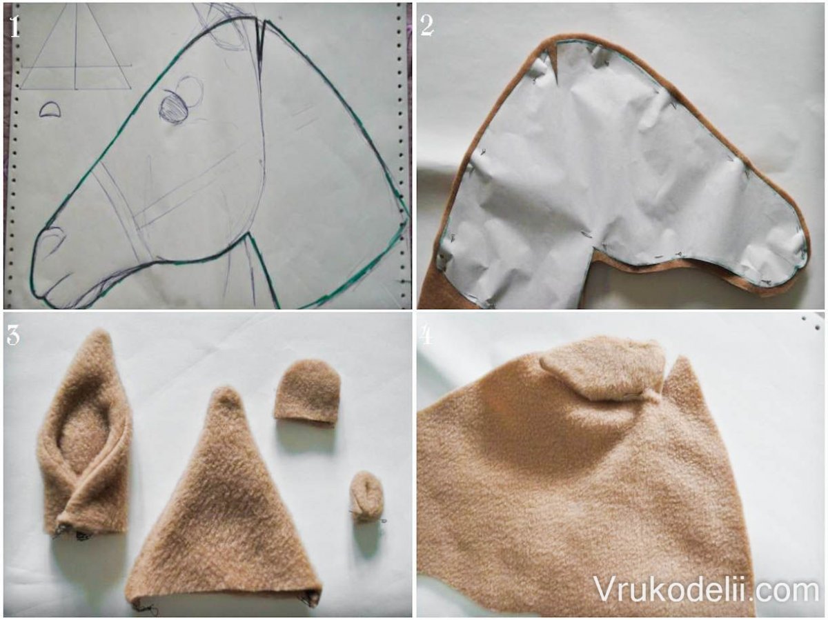 Как можно назвать работу сшитая лошадь