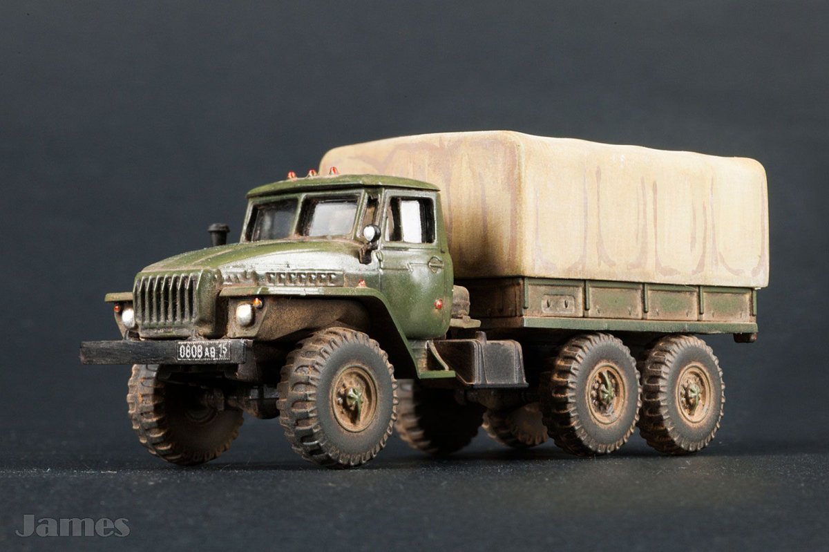 Урал 375д военный в Афганистане