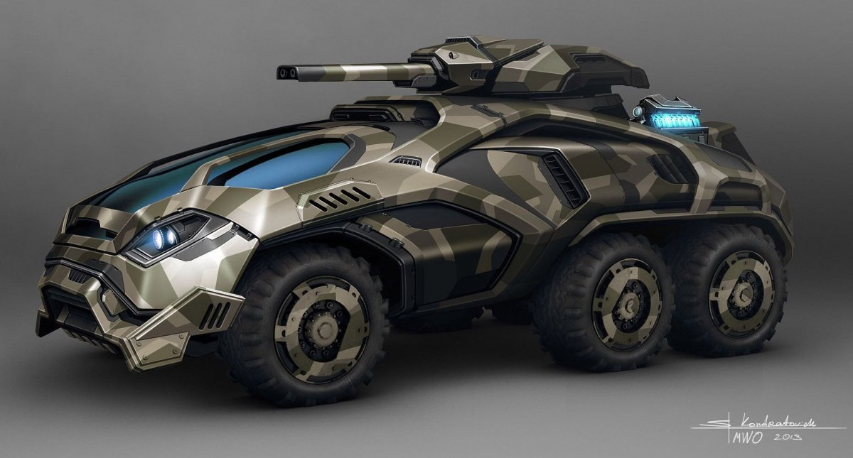 Бронемашина будущего концепт