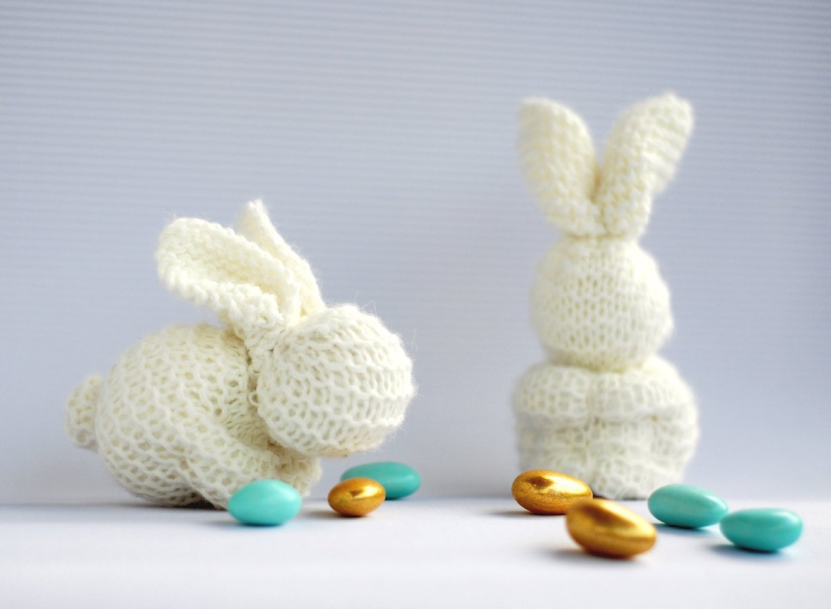 Пасхальный кролик крючком