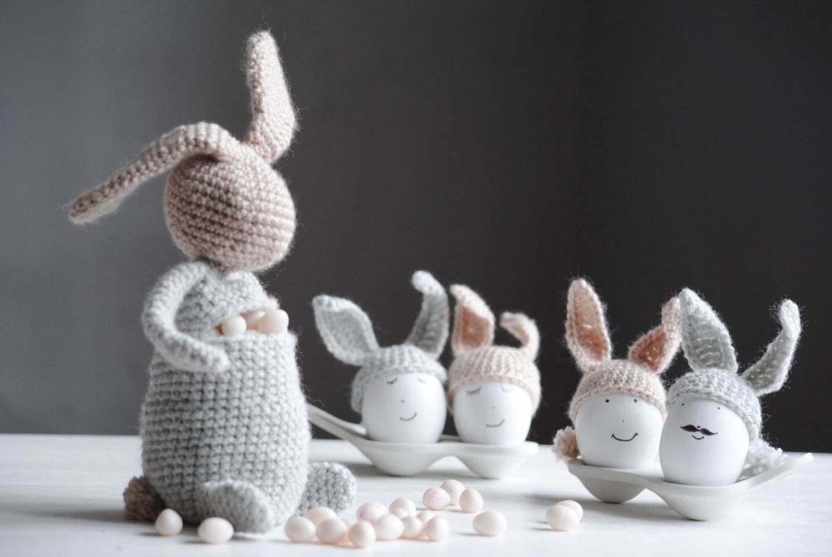 Вязаный заяц