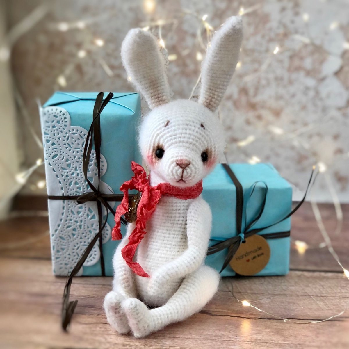 Игрушка кролик крючком