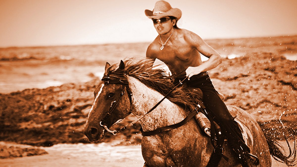 Мужчина на коне