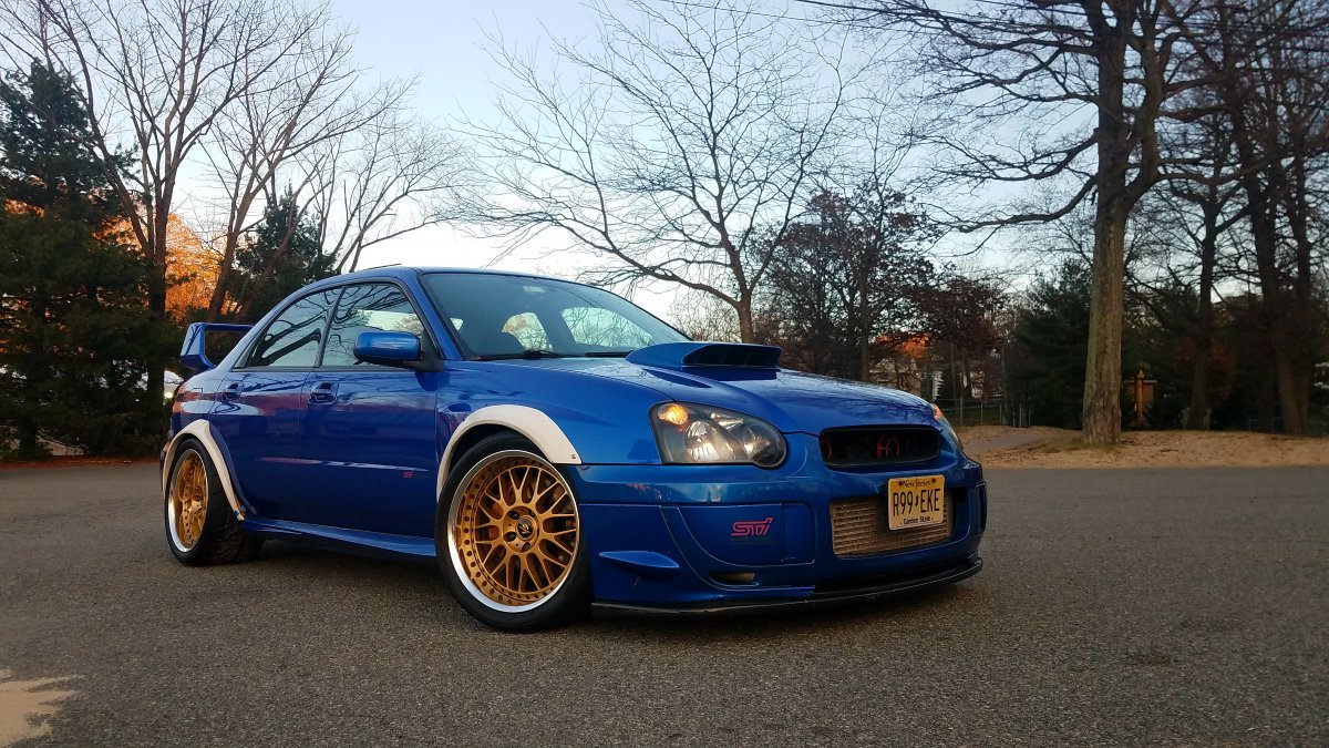 Subaru WRX 2004 stance