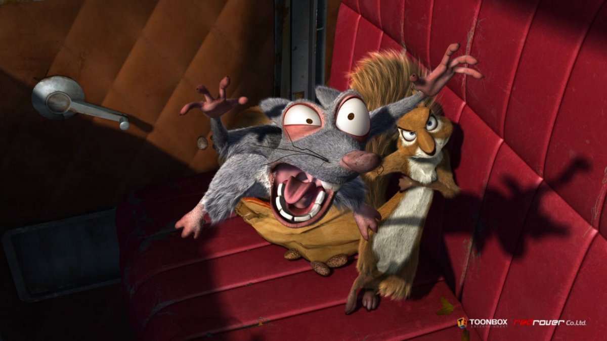 Мультфильм реальная белка Злюк