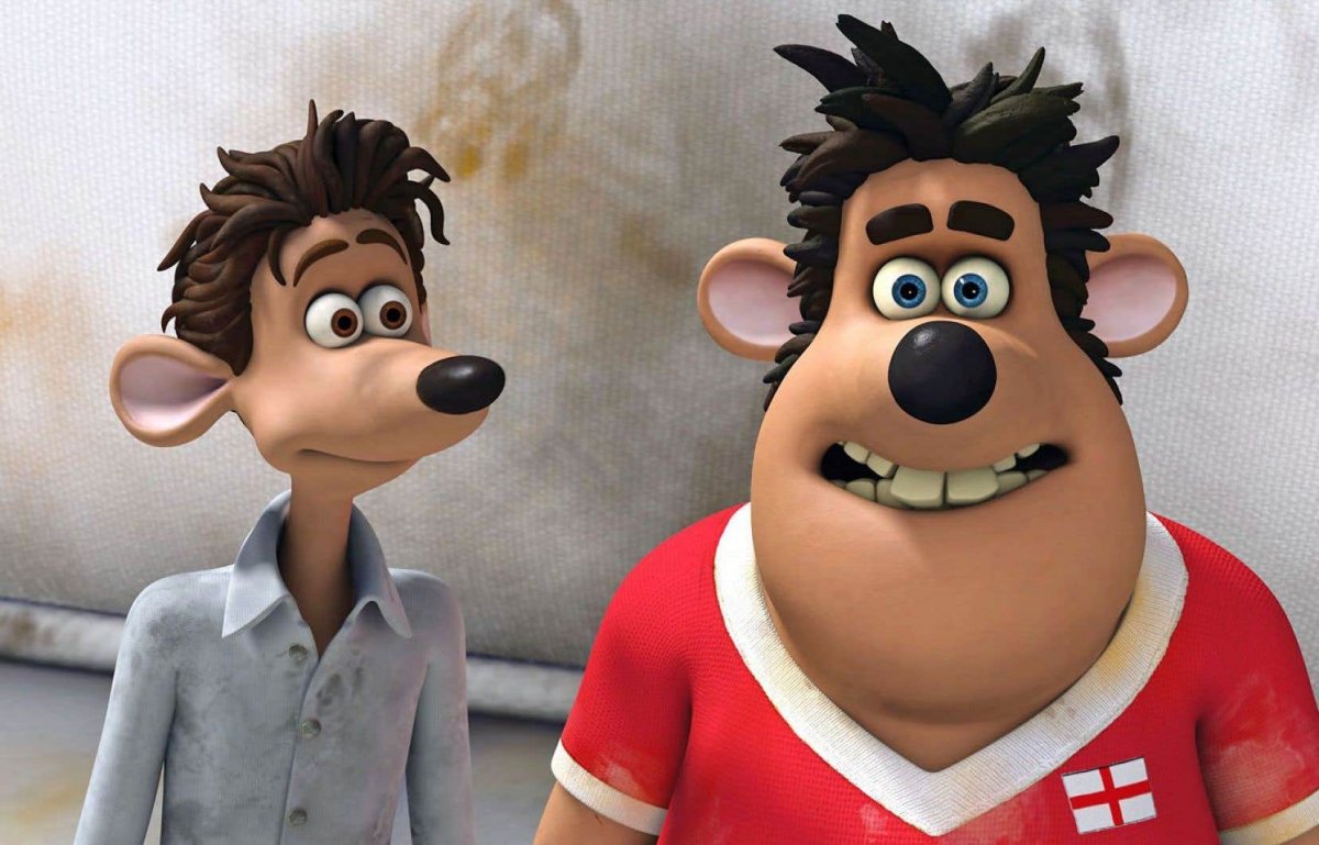 Герои мультфильма Смывайся