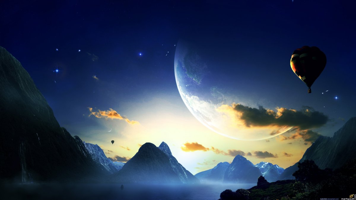 Планета в облаках