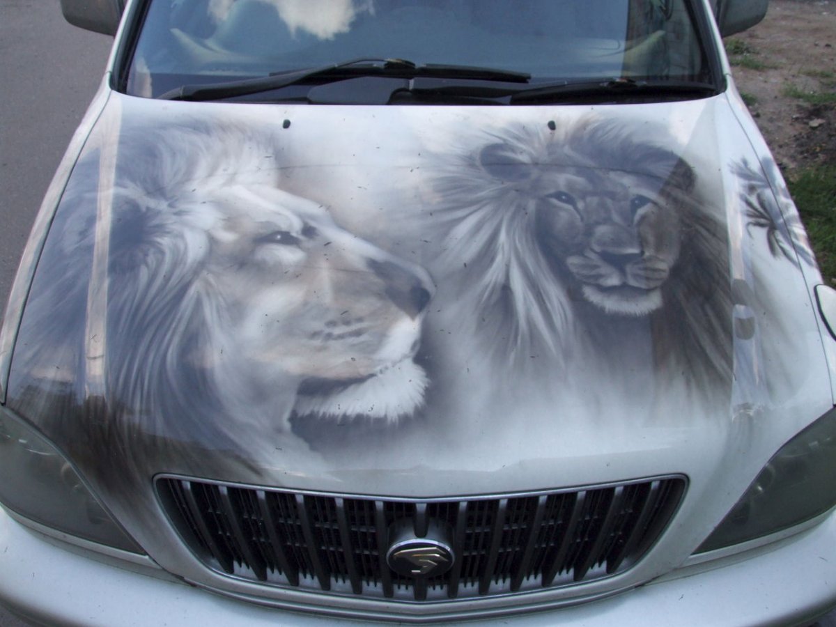 Аэрография монохром