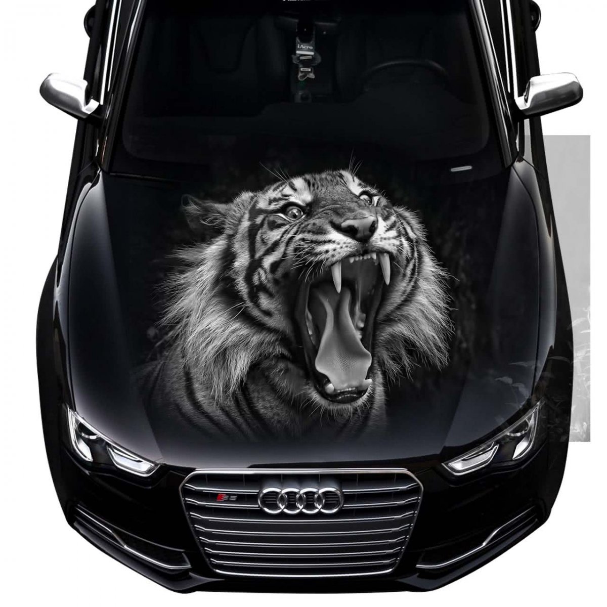 Наклейки на капот автомобиля