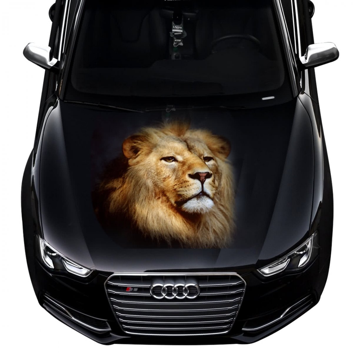 Лев наклейка на авто