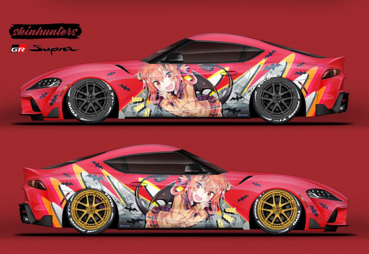 Toyota Supra a90 ливрея