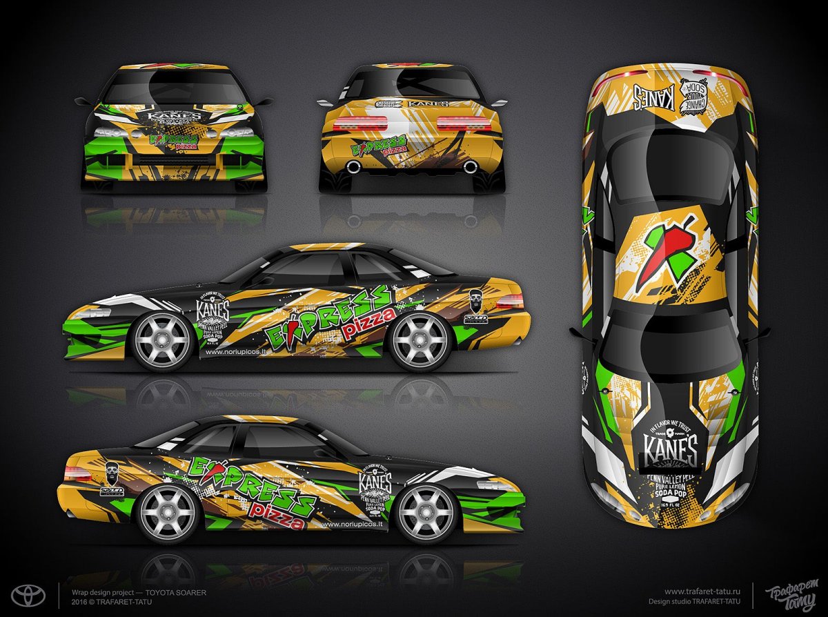 Развертка винила на авто