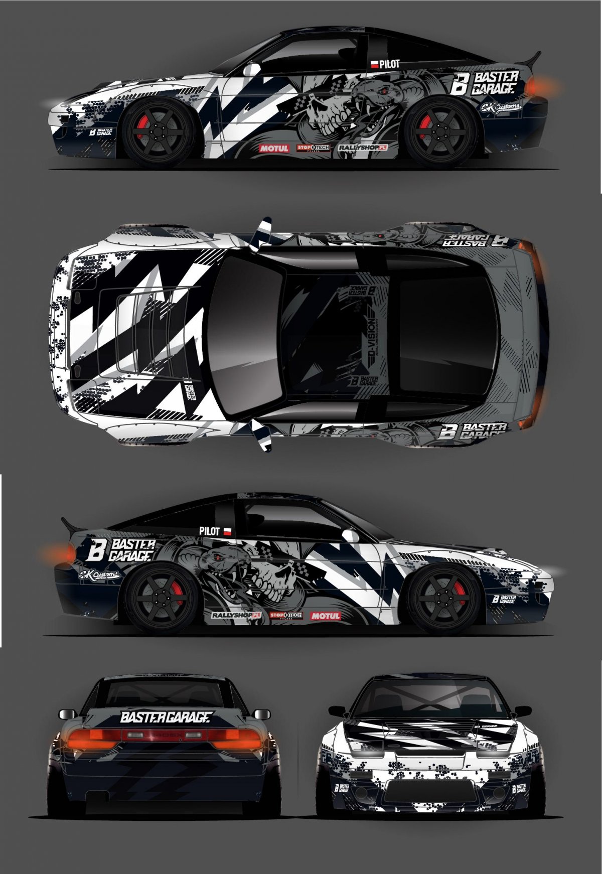 Nissan 180sx ливрея