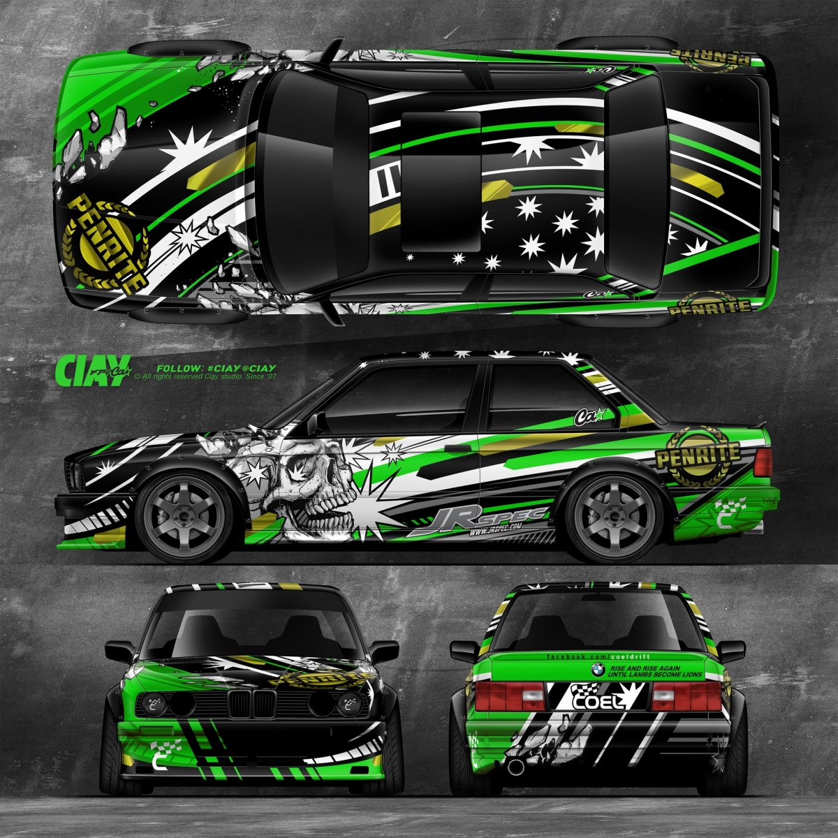 Винил CIAY развертка