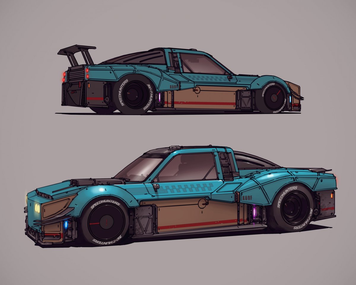 Porsche 930 Cyberpunk
