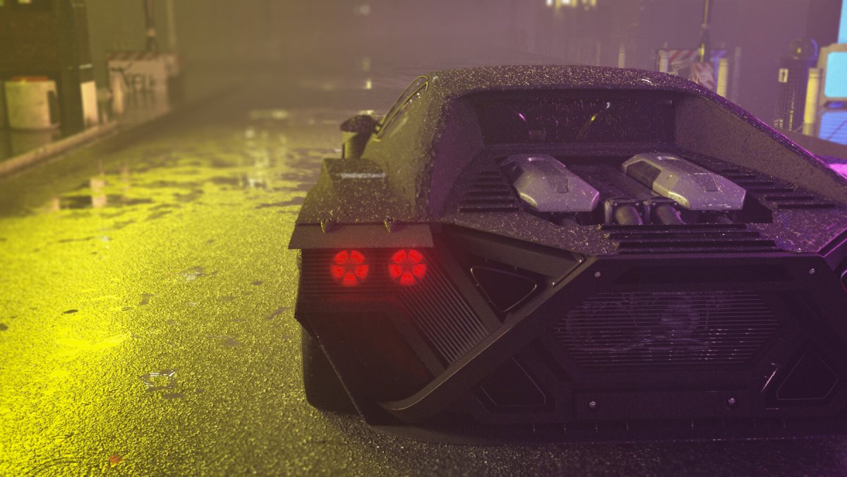 Концепт Cyberpunk car