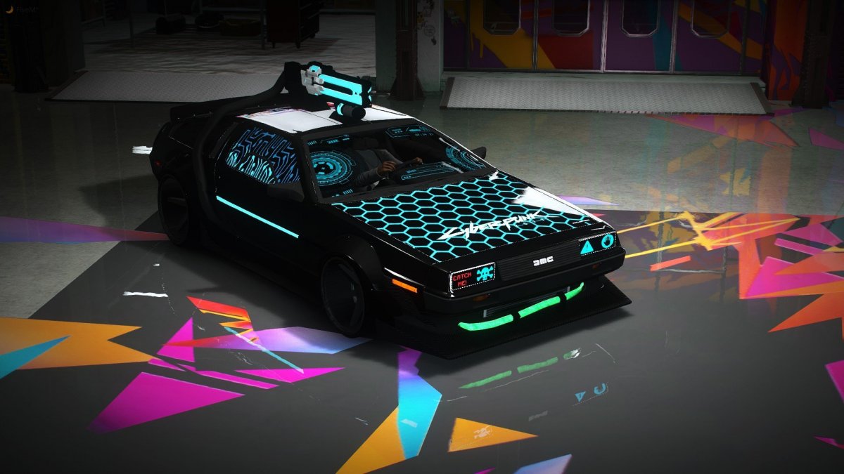 Делориан киберпанк 2077