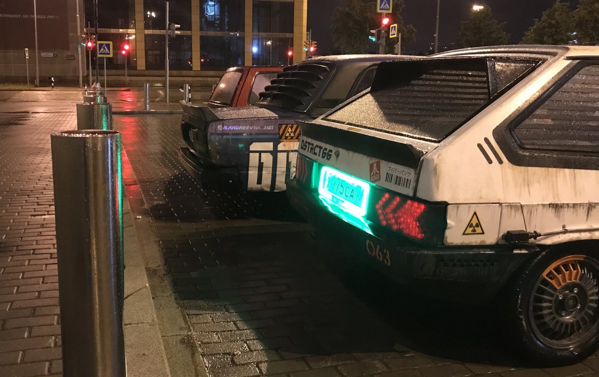 Лада 2108 киберпанк
