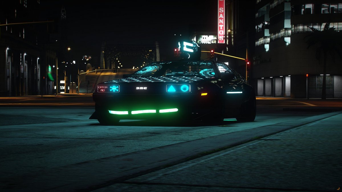 DELOREAN DMC 12 Cyberpunk