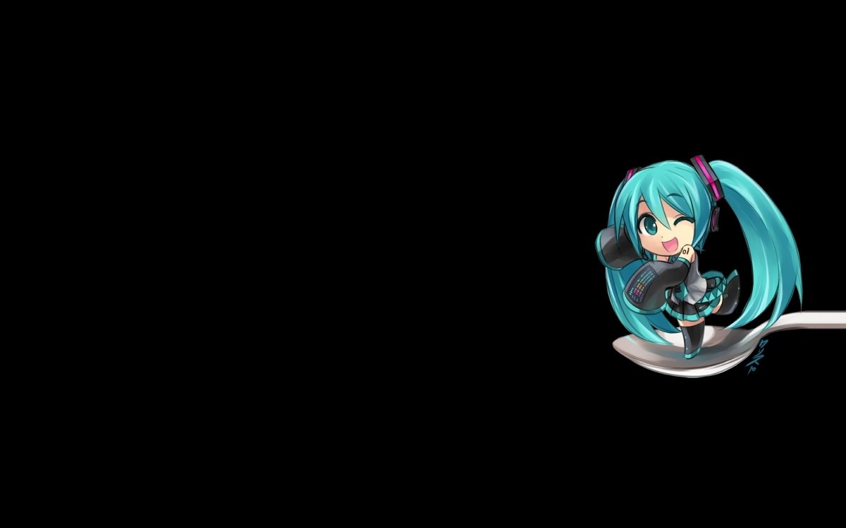 Чиби Хацунэ Мику Минимализм