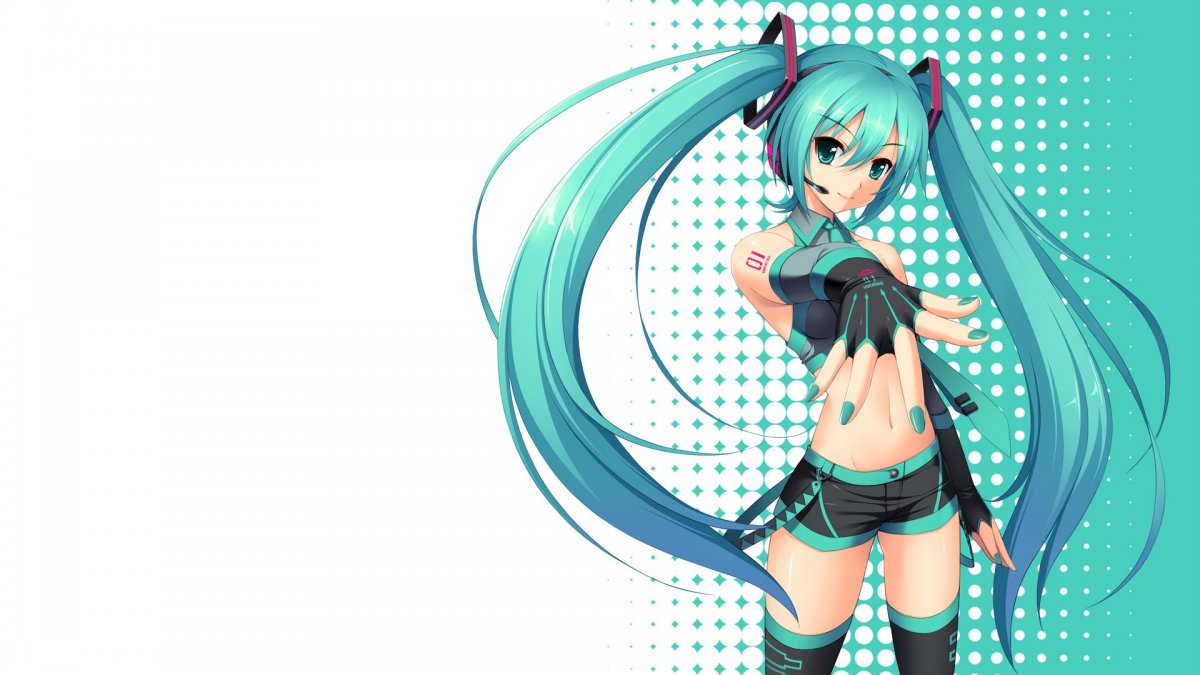 Hatsune Miku в полный рост