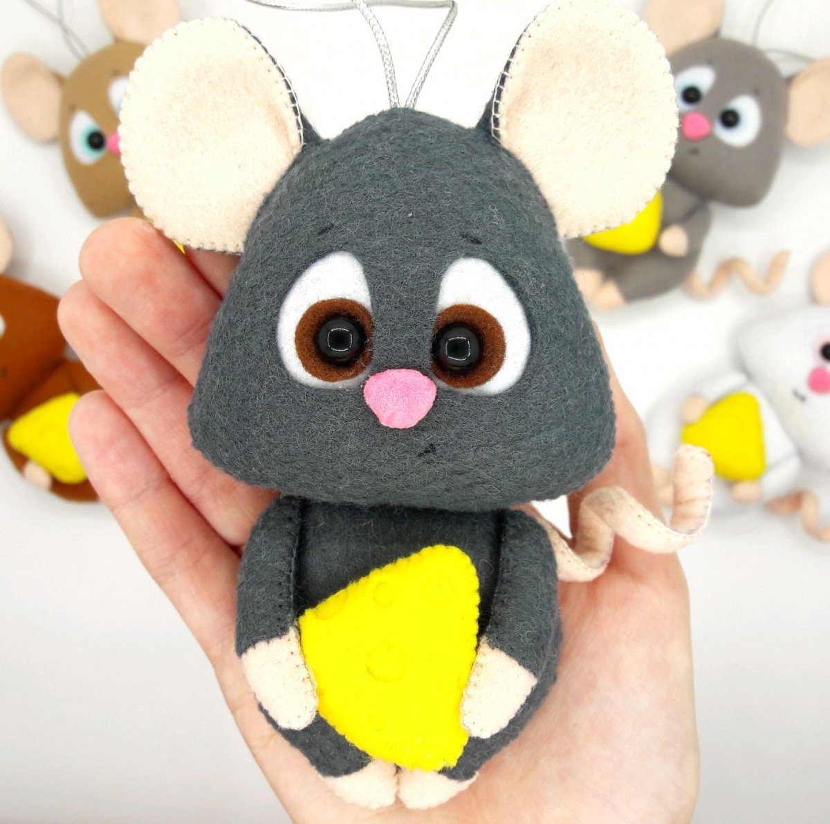 Мышки текстильные