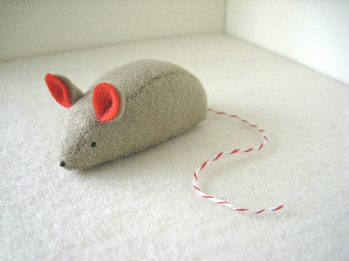 Мышка из флиса
