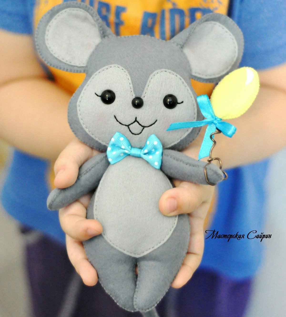 Мышка из флиса