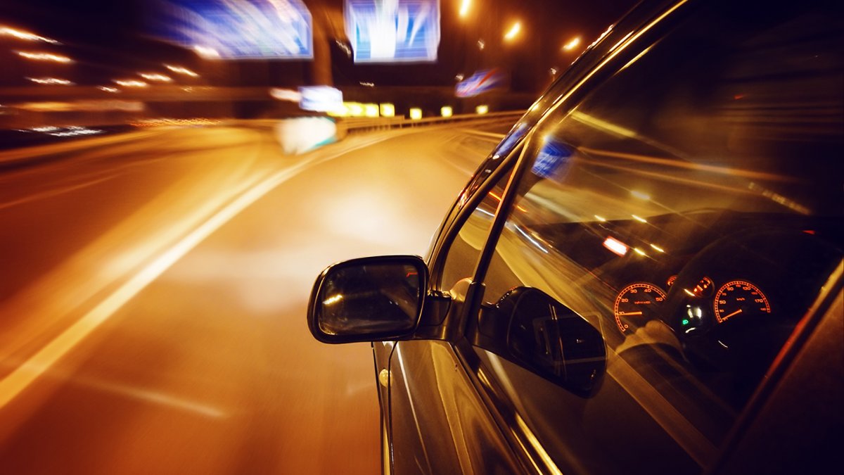 Вид за рулем машины