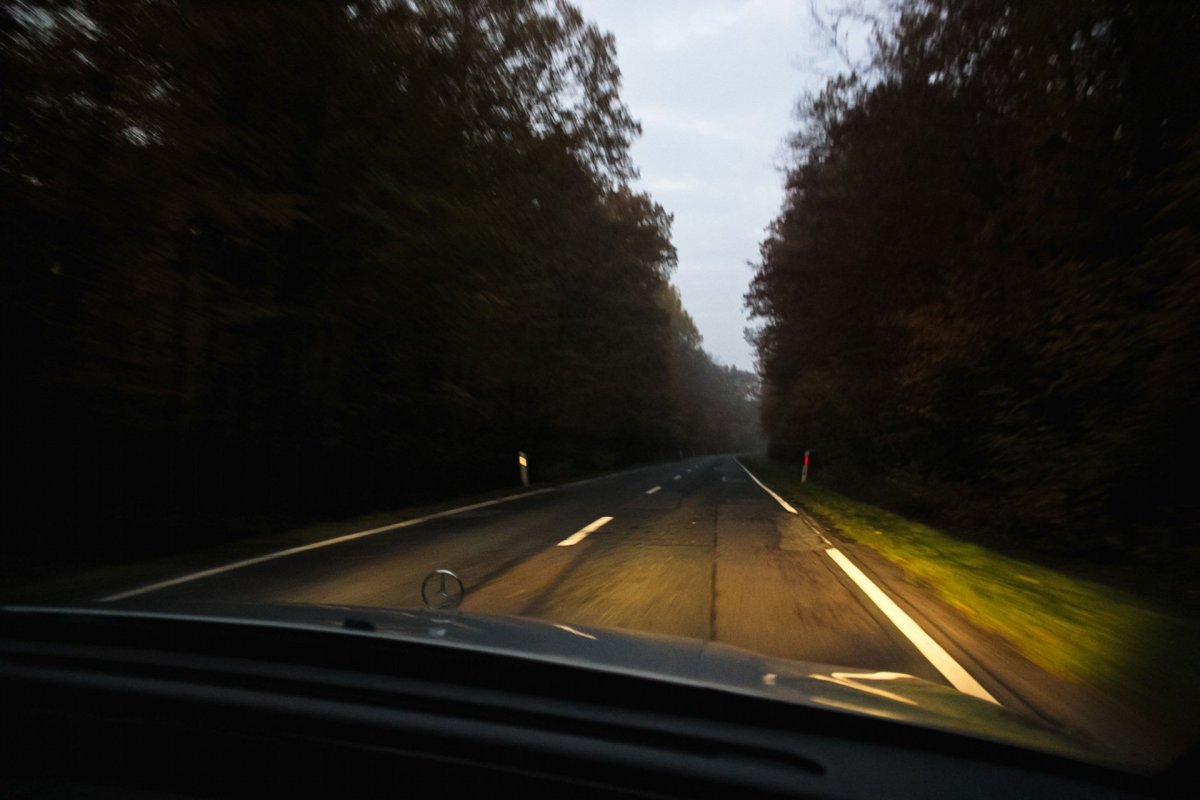 Ночь машина скорость