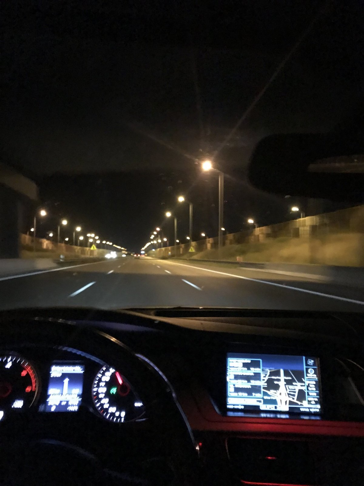 ВАЗ 2114 ночное трасса