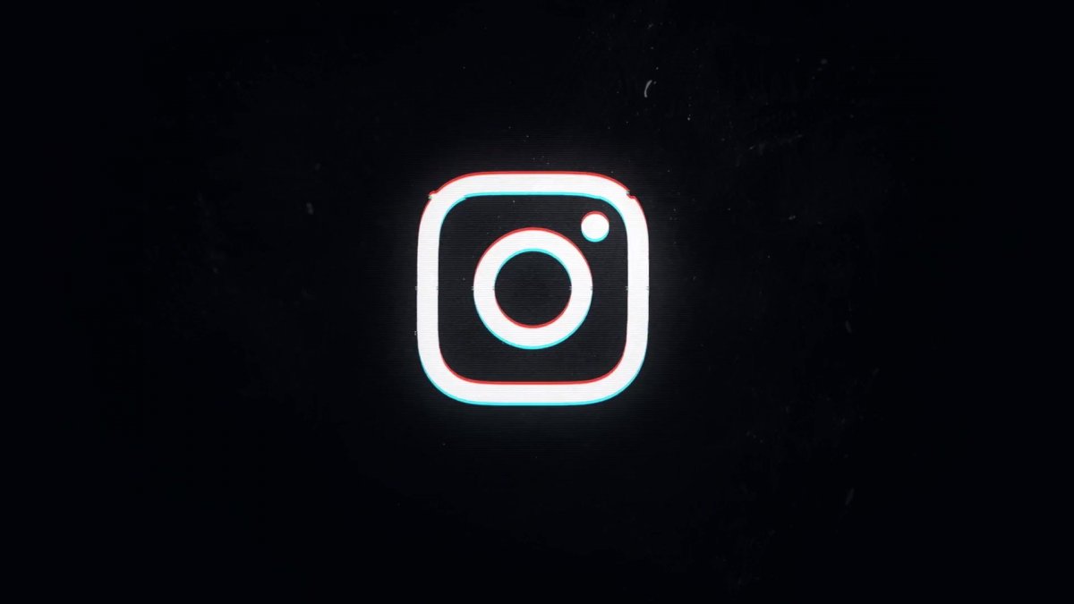 Черный фон для Инстаграм