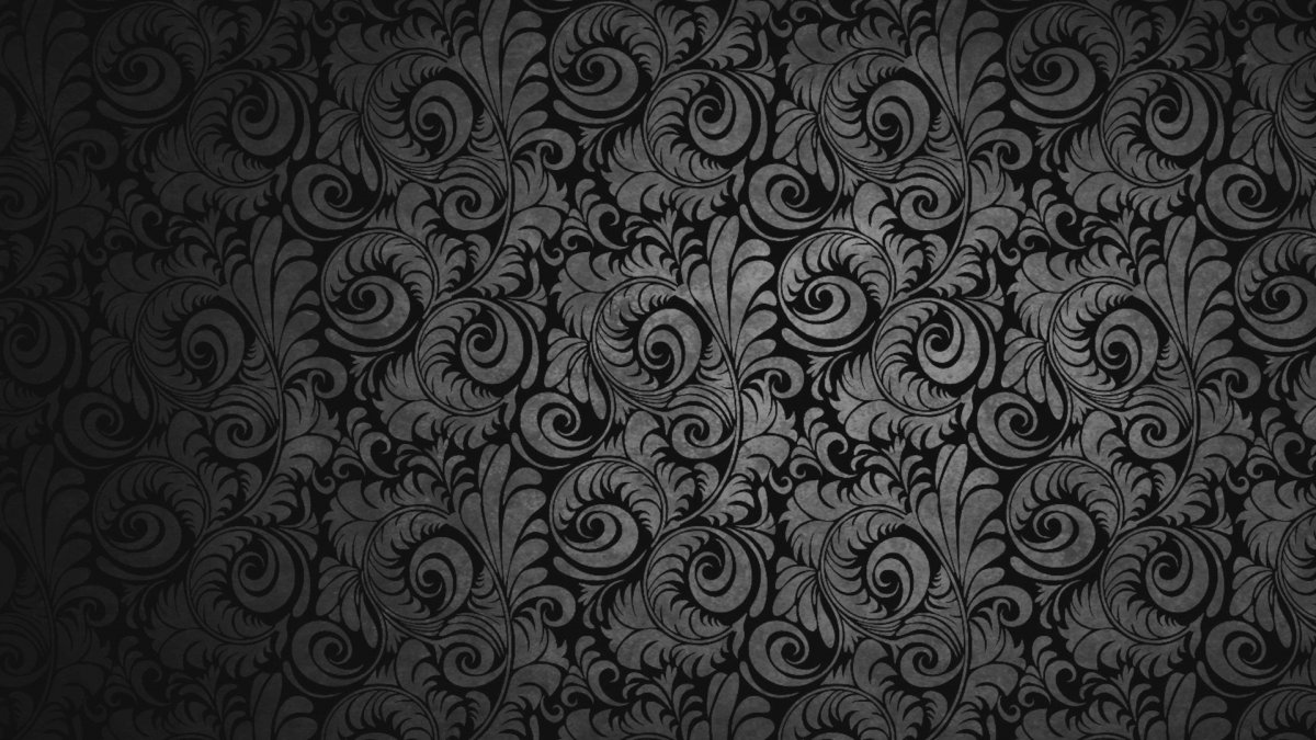 Черные узоры на белом фоне