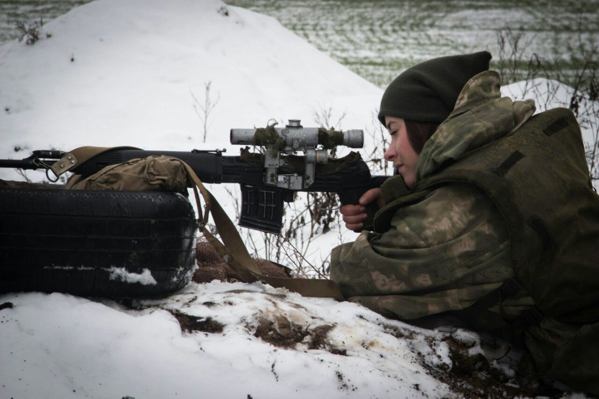 Сборы снайперов на полигоне