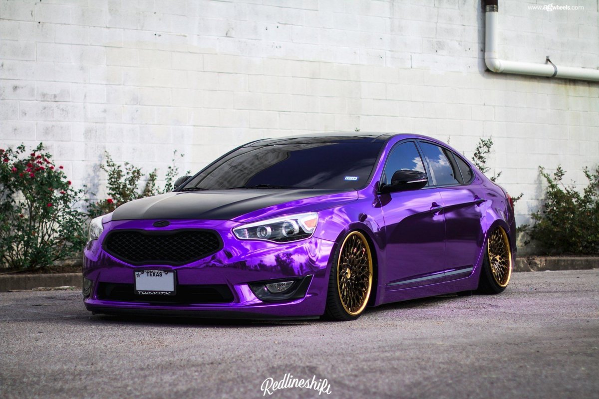 Киа Оптима фиолетовая