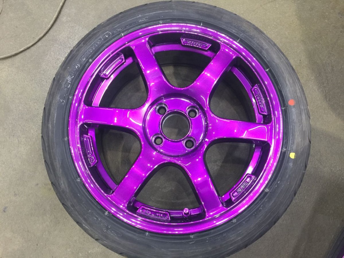 Фиолетовые диски на ВАЗ 2110