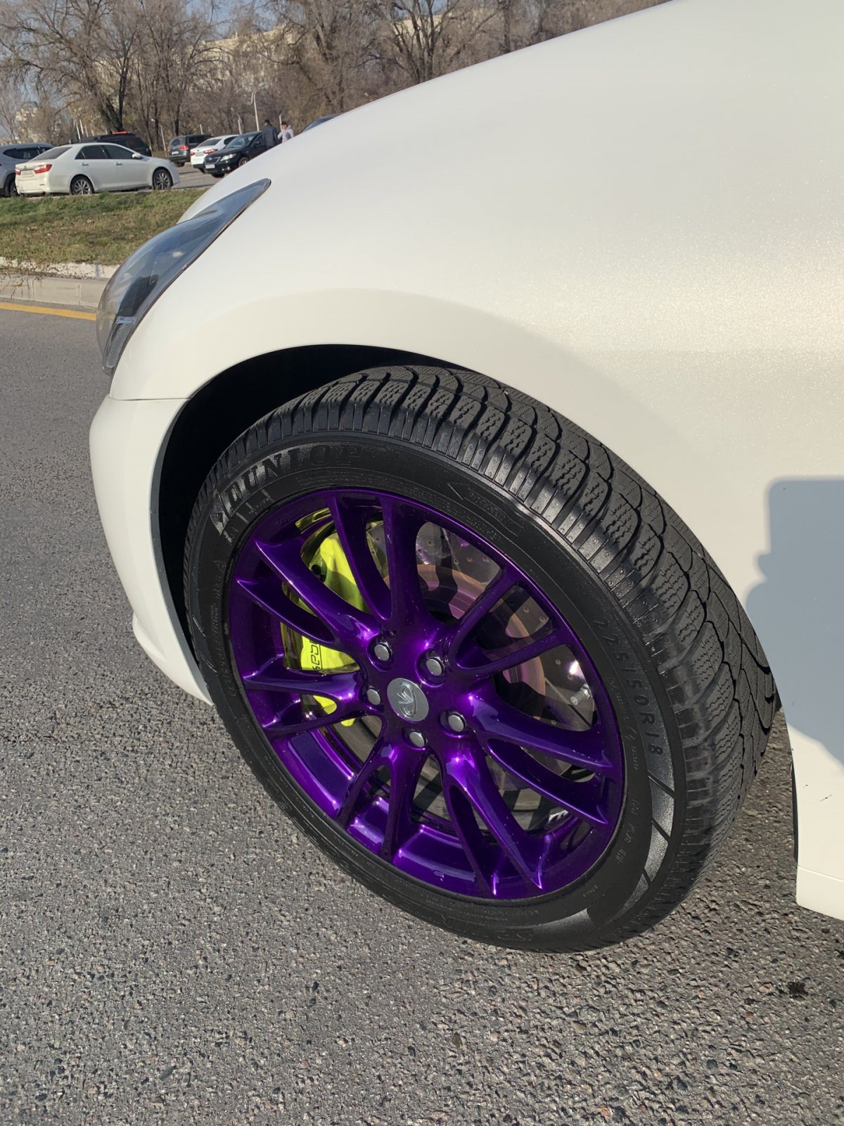 Колеса фиолeтовый Кенди Infiniti g