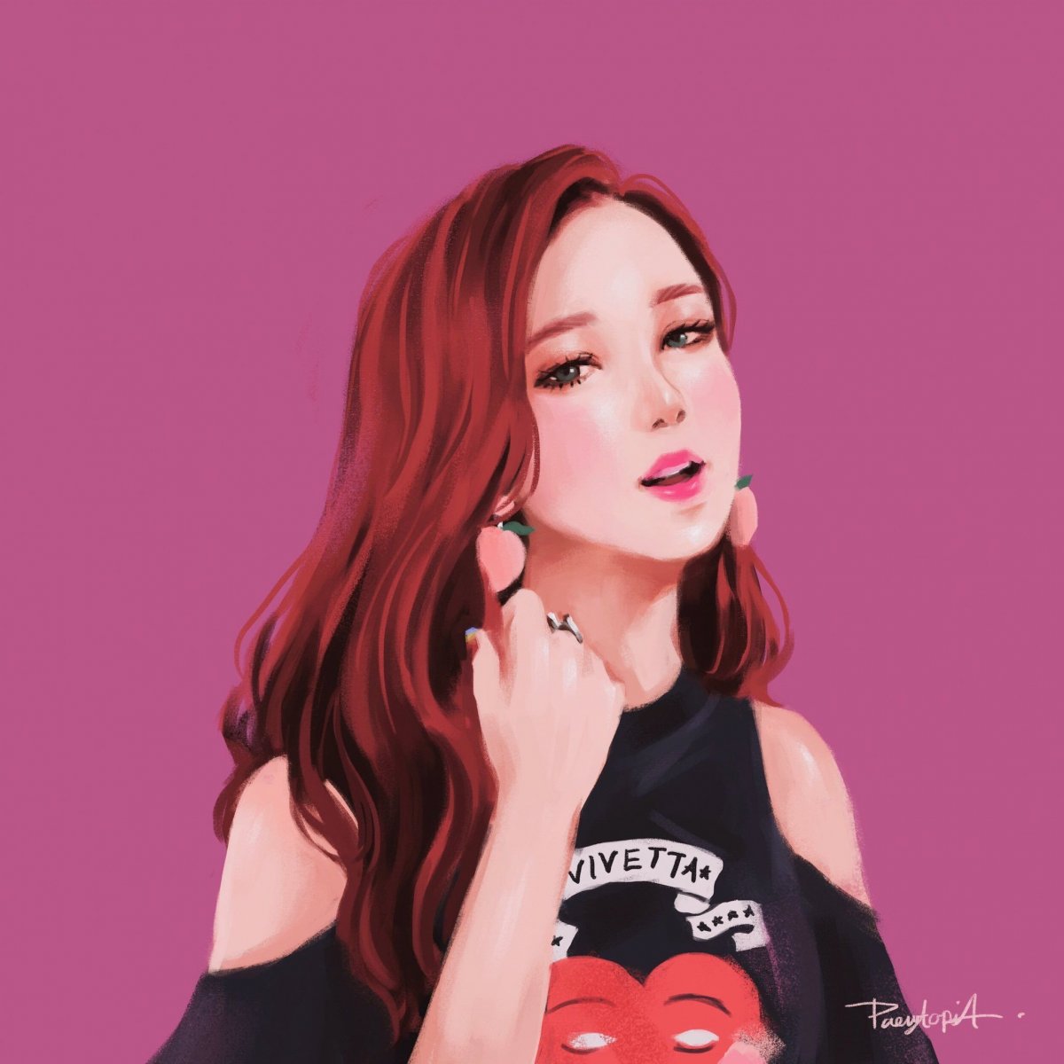 Арт Блэк Пинк Jisoo