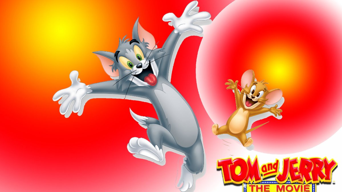Парные обои том и Джерри